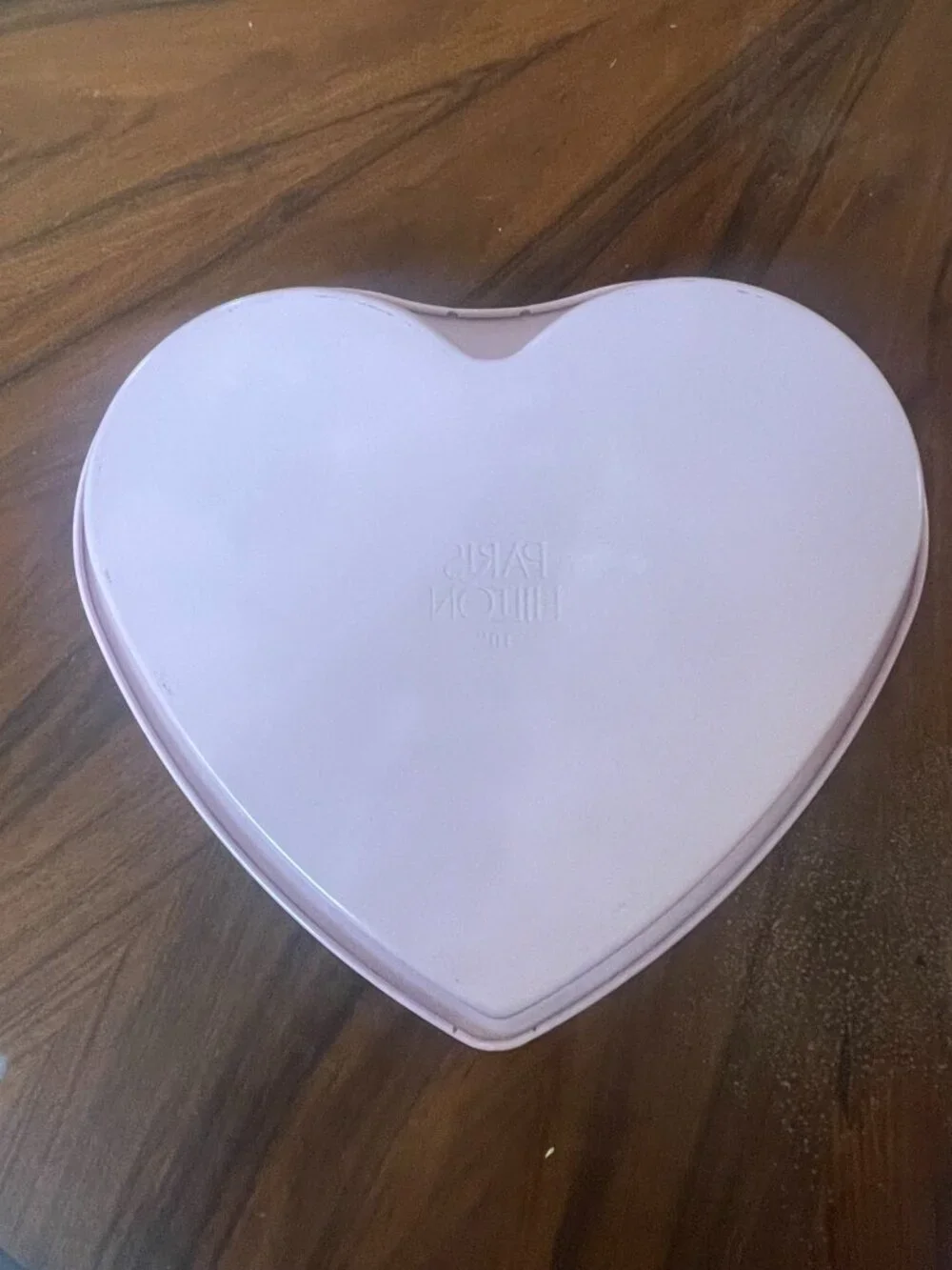 Paris Hilton Heart Cake Pan Pink 10” NWT